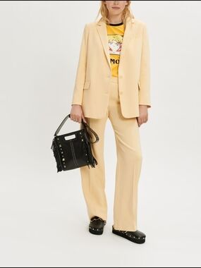 MAJE Butter Yellow Blazer